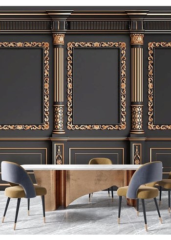 Çok Renkli Baskılı Dekoratif duvar kagidi - Görsel 16