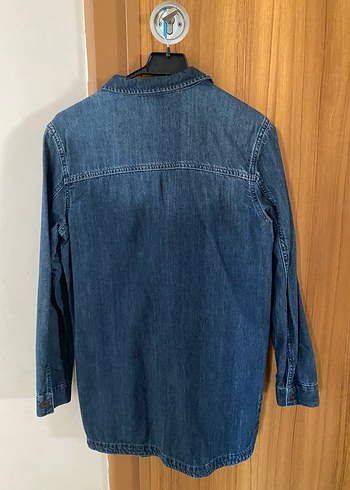 LC Waikiki Düğmeli Mavi Kadın Denim Ceket