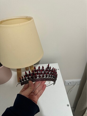 Beden Bordo Gelin tacı