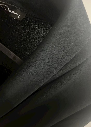 Siyah Midi ceket - Görsel 3