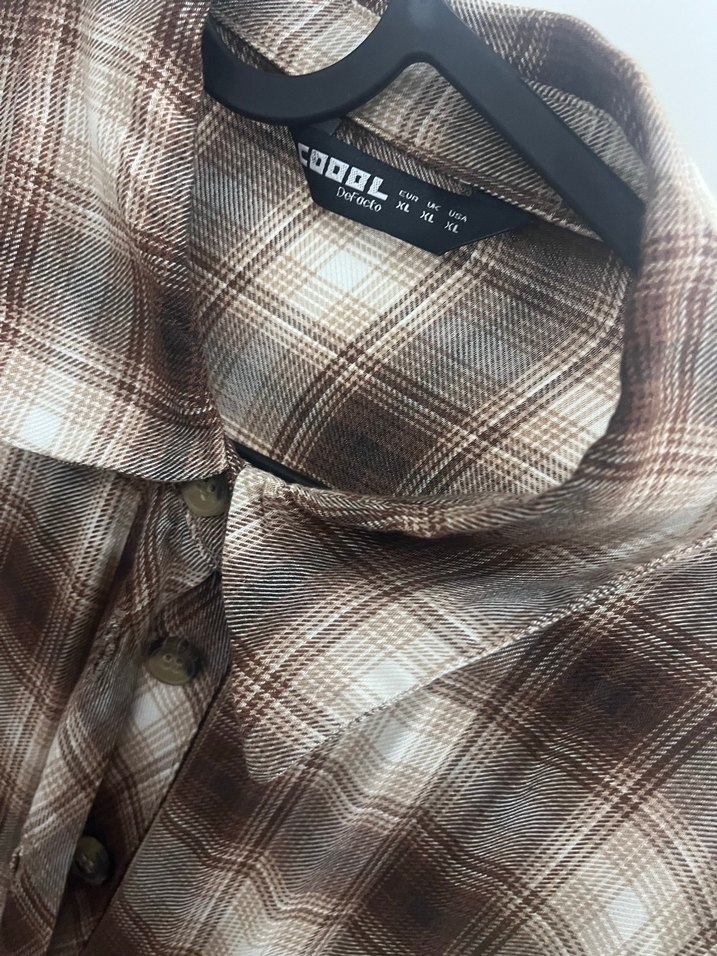 Kadın Kahverengi Uzun Kollu Gömlek - Görsel 3