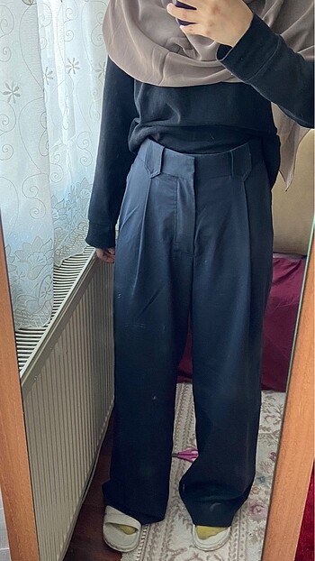 s Beden lacivert Renk Zara plazzo pantolon