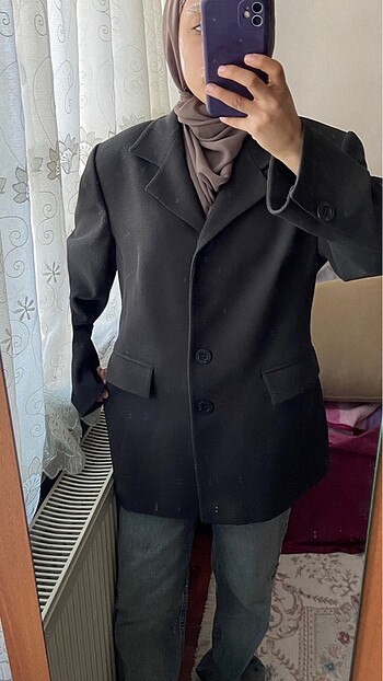 Vintage gri blazer