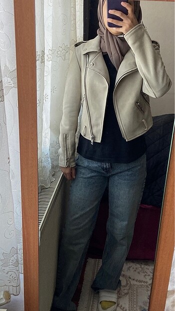 xs Beden camel Renk Zara crop ceket