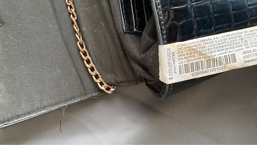 Beden siyah Renk Stradivarius kol çantası