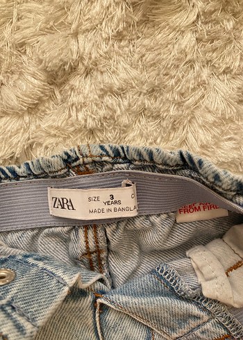 Zara 3 Yaş Çocuk Bol Kesim Kot Pantolon