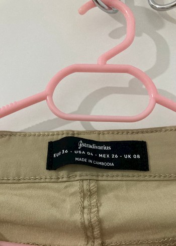 Stradivarius Bej Kadın Skinny Pantolon