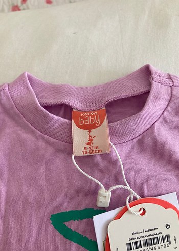 Koton Kids Pembe Kız Çocuk Kısa Kollu Baskılı Tişört