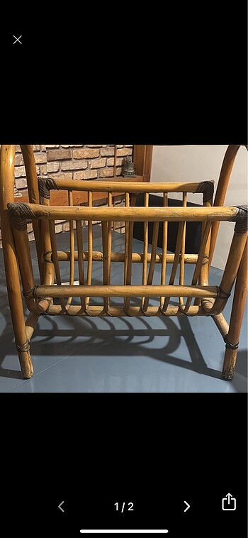 Vintage Mudo Yepyeni bambu Gazetelik