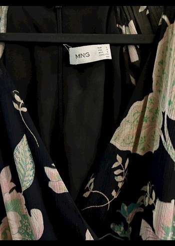 mango desenli uzun elbise - Görsel 2