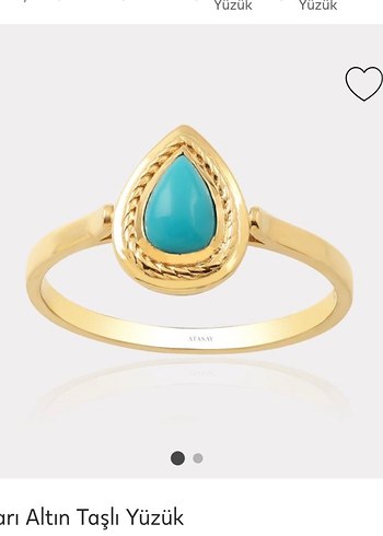 Altınbaş mavi taşlı yüzük - Görsel 5