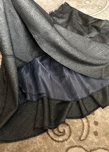 Gri simli etek - Görsel 5