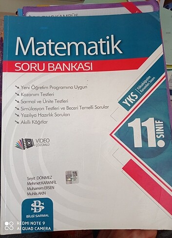 Bilgi sarmal matematik soru bankası + tyt genel deneme