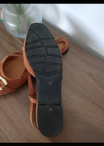Gusto Kahverengi Tokalı Süet Kadın Babet