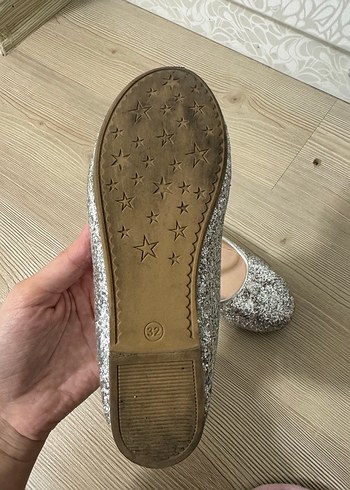 LCW STEPS Fiyonk Detaylı Gri Kız Çocuk Babet - Görsel 8