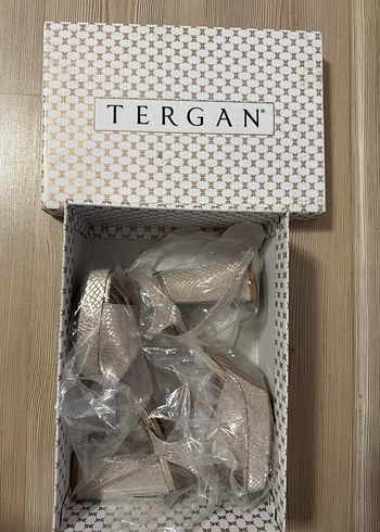 Yılan Desenli Platform Topuklu Kadın Abiye Ayakkabı - Görsel 5