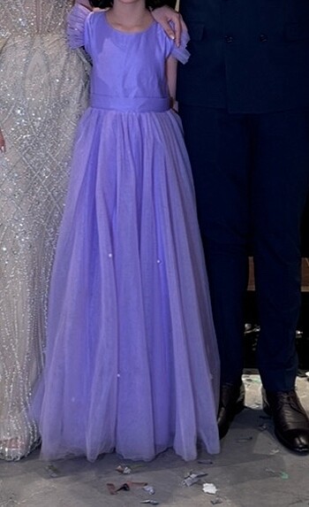 Lila çocuk abiye - Görsel 5