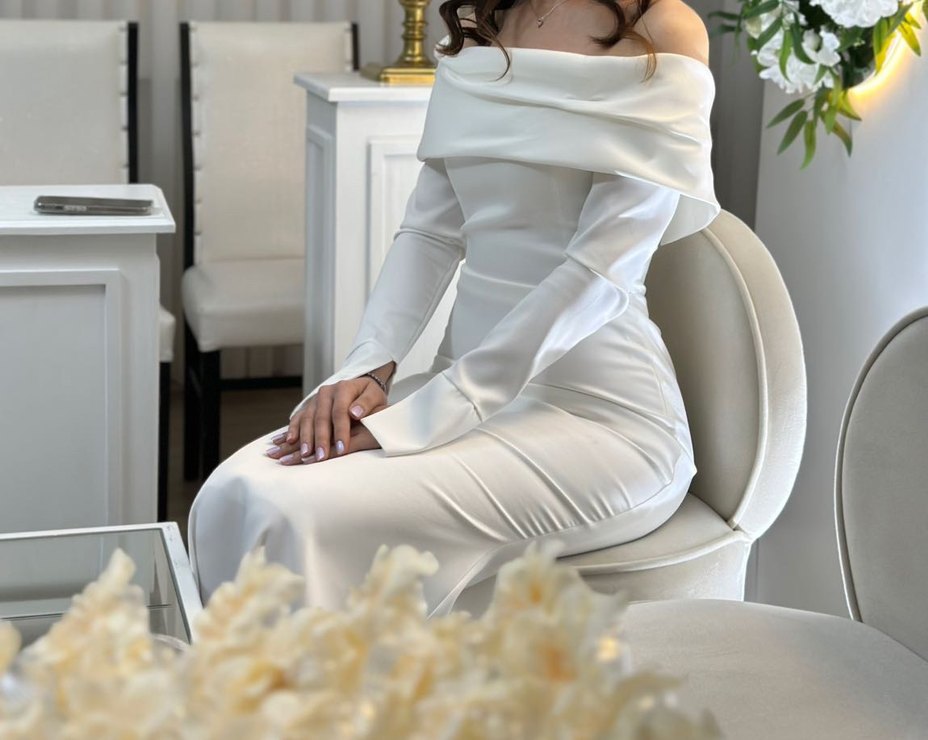 BETTY&SAM Beyaz Özel Gün Elbisesi - Görsel 3