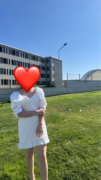 s Beden beyaz Renk Elbise