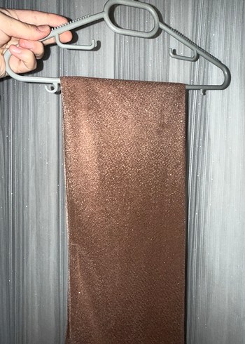 Bej Uzun Kollu Drapeli Abiye Elbise - Görsel 4