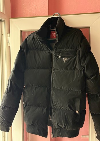 Prada Siyah Fermuarlı Erkek Mont - Görsel 2