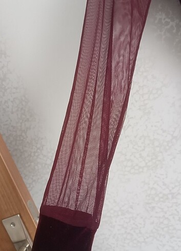 36 Beden bordo Renk Abiye bluz