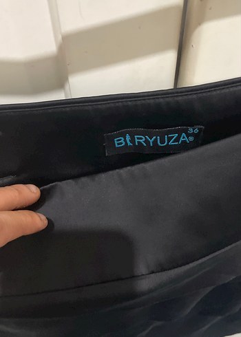 Diğer Kadın Siyah Pilili Mini Etek
