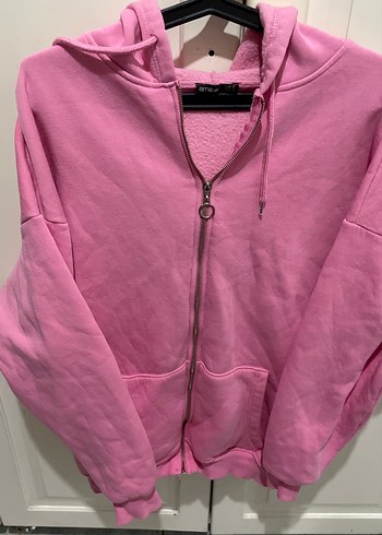Diğer Kadın Pembe Fermuarlı Sweatshirt
