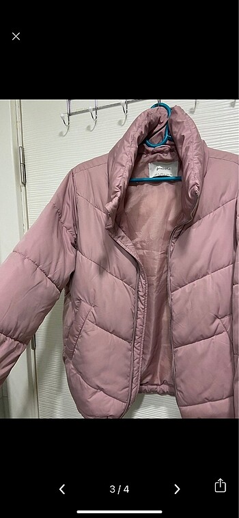m Beden pembe Renk Stradivarius mont