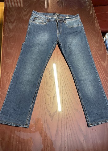 Armani Jeans Erkek Normal Kesim Gri Denim Pantolon - Görsel 8