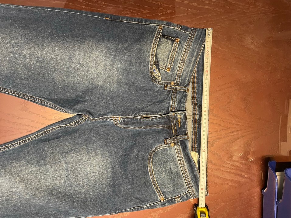 Armani Jeans Erkek Normal Kesim Gri Denim Pantolon - Görsel 5