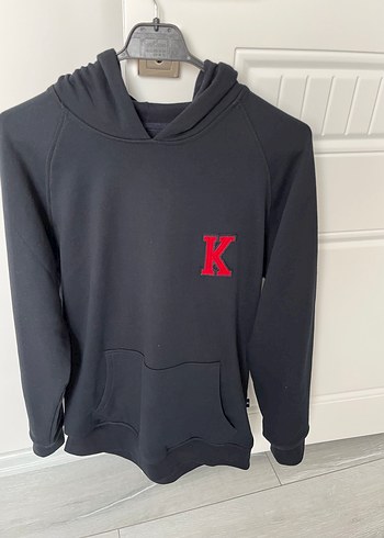 Kadın Siyah Kapüşonlu Fermuarlı Sweatshirt - Görsel 6
