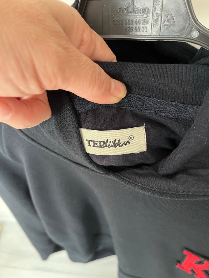 Kadın Siyah Kapüşonlu Fermuarlı Sweatshirt - Görsel 2