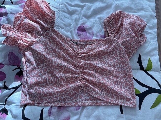bluz crop tişört