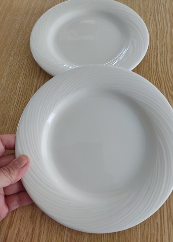 Beyaz Seramik pasta tabağı