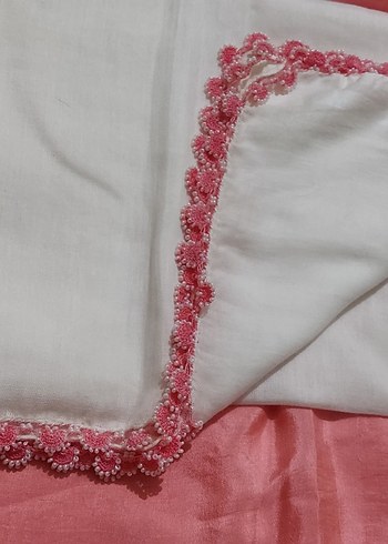 boncuk oyalı yazma başörtüsü - Görsel 3