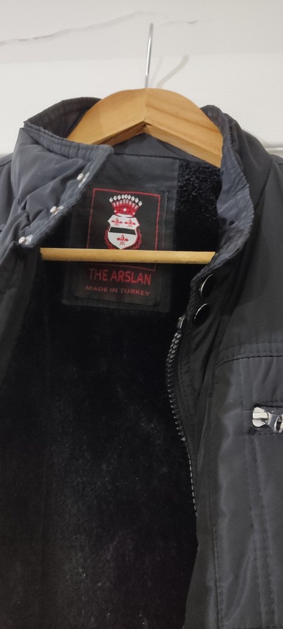 Siyah Erkek Midi Boy Kemerli Ceket - Görsel 2