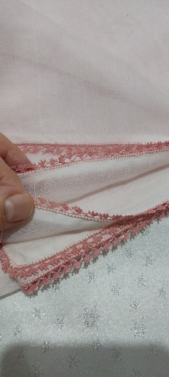 çeyizlik iğne oyalı başörtüsü yemeni - Görsel 2