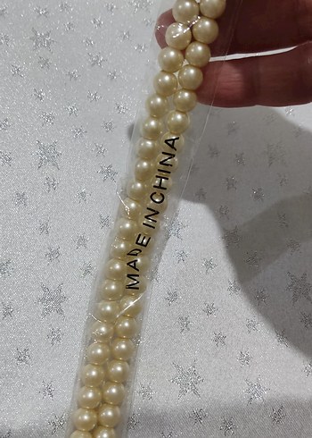 Uzun İnci Kadın Kolye - Görsel 2