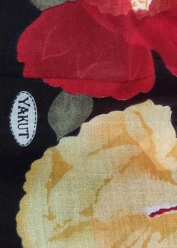 pamuklu kumaş başörtüsü yemeni - Görsel 4