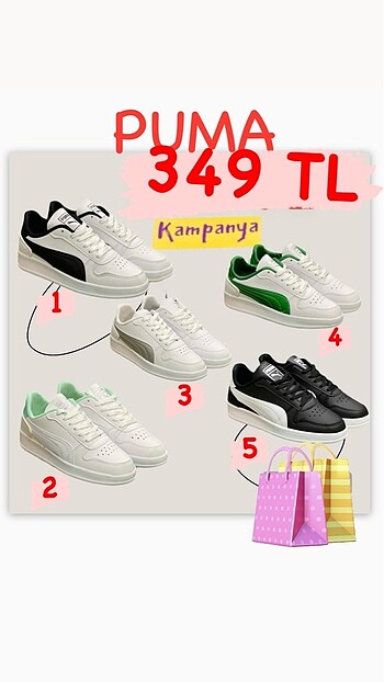 Puma MAĞAZADAN SIFIR KUTULU