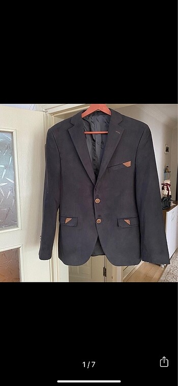Erkek Siyah S/36 Ceket-blazer