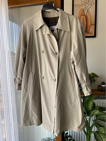 Oversize salaş trenchkot içi astarlı