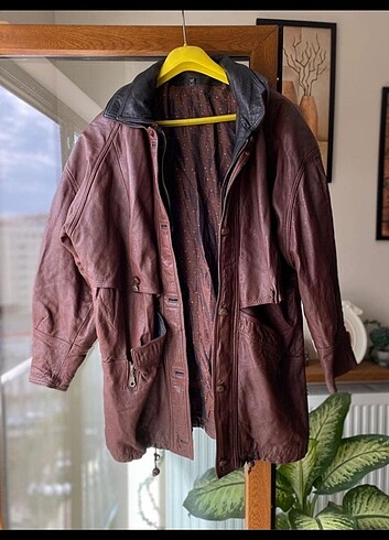 Diğer Oversize deri mont bomber 