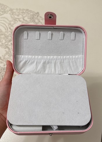 Pembe Pastel Makyaj Düzenleyici Kutusu - Görsel 2