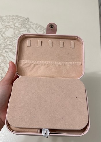 Pastel Bej Makyaj ve Takı Organizer Kutusu - Görsel 2