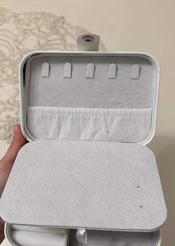 Beyaz Makyaj Organizer Kutusu - Görsel 3