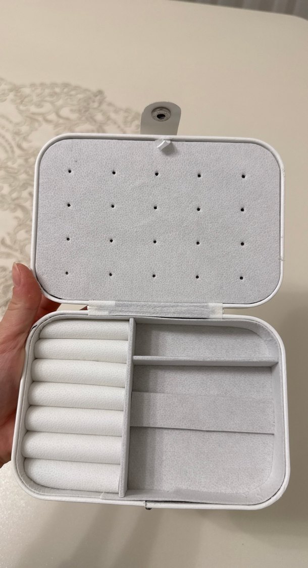 Beyaz Makyaj Organizer Kutusu - Görsel 2