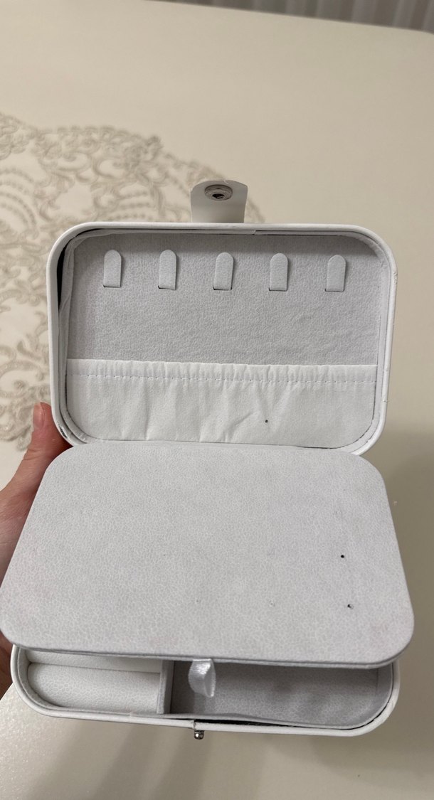 Beyaz Makyaj Organizer Kutusu - Görsel 3