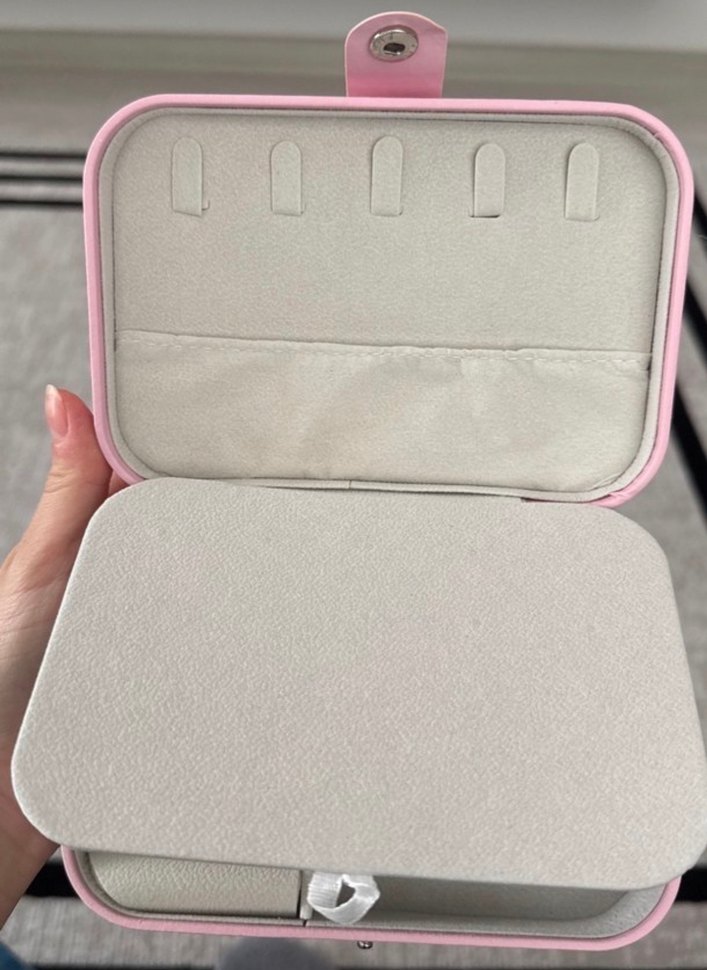 Pastel Pembe Makyaj Organizer Kutusu - Görsel 2